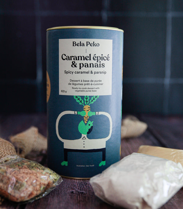 Boîte-cadeau - Préparation de dessert Caramel épicé et Panais