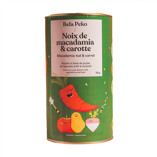 Boîte-cadeau - Préparation de dessert Noix de macadamia & Carotte